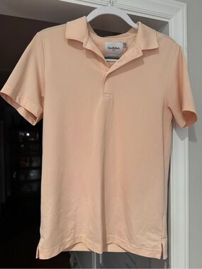 Goodfellow & Co Light Peach Short-Sleeve Polo